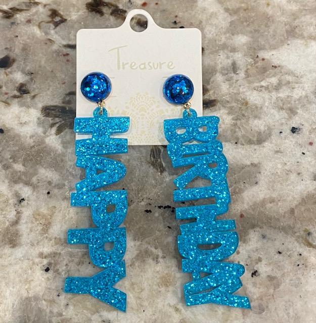 Happy Birthday Earrings