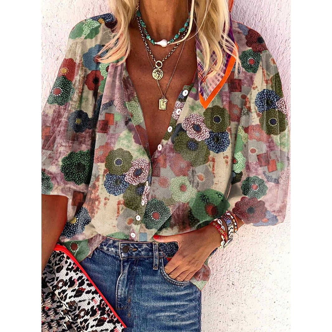 Bohemian Floral Top