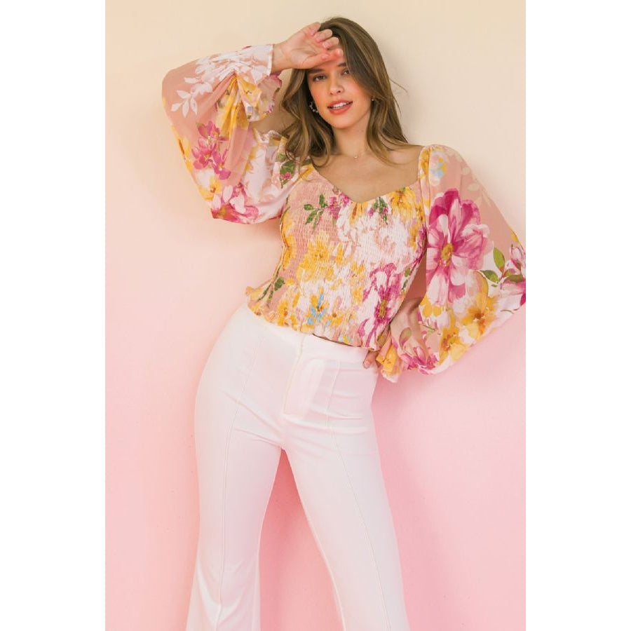 Peach Blossom Top