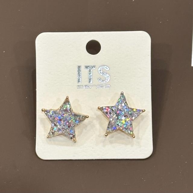 Crystal Star Studs