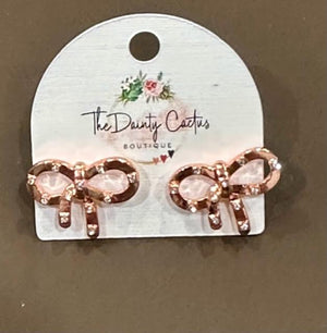 Delicate Bow Earrings