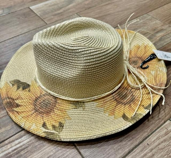 Sunflower Straw Hat - The Dainty Cactus Boutique