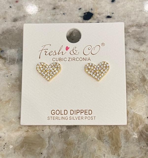 Heart Studs