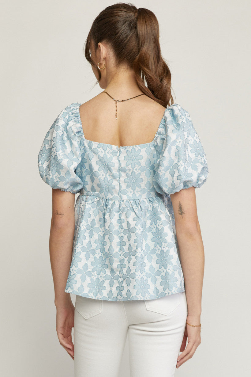 Dreamy Jacquard Top