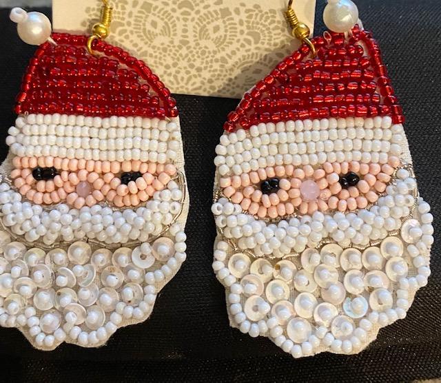 Santa Earrings