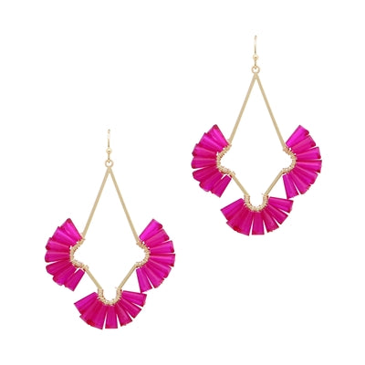 Crystal Fan Earrings BB