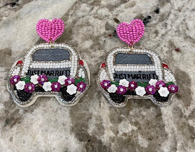 Just Married Earrings