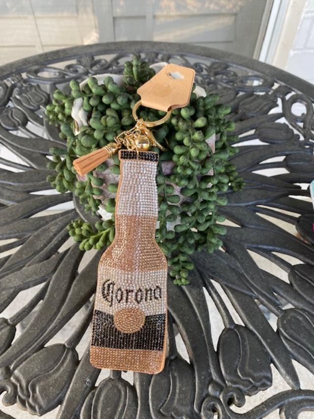 Corona Bottle Key Chain