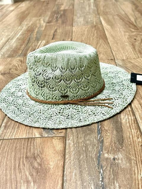 Pastel Green Straw Hat