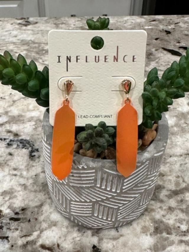 Oval Iridescent Earrings