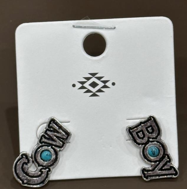 Cowboy Stud Earrings