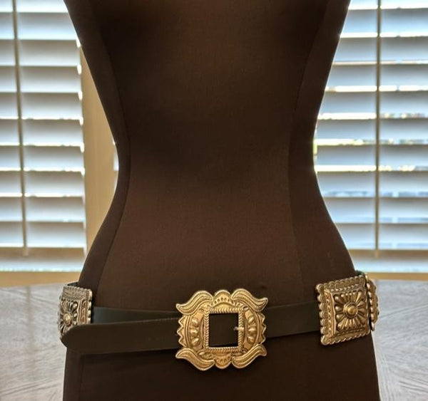 Square Concho Belt The Dainty Cactus Boutique