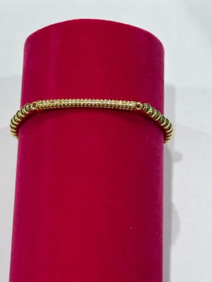 Gold Bar Beaded Bracelet
