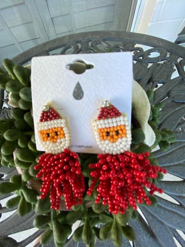 Santa Earrings