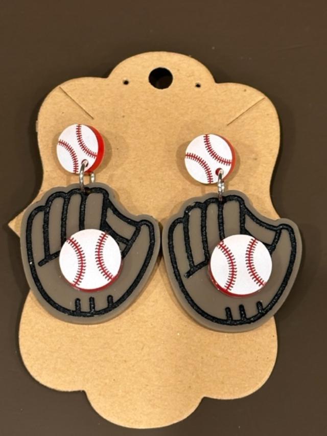 Ball & Glove Earrings