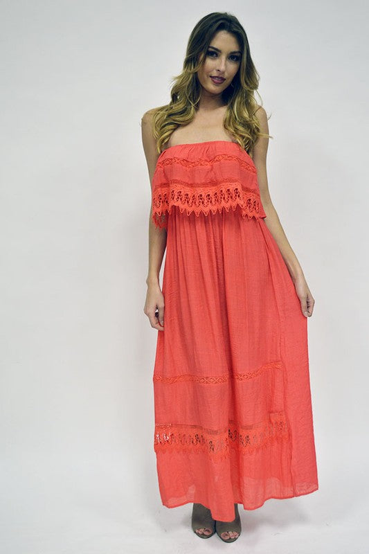 Maxine Maxi Dress - The Dainty Cactus Boutique