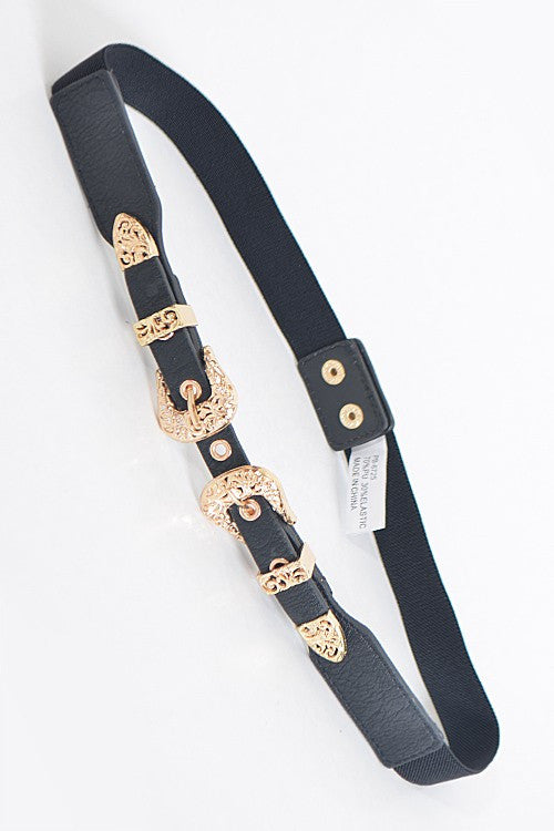 Double Buckle Belt - The Dainty Cactus Boutique