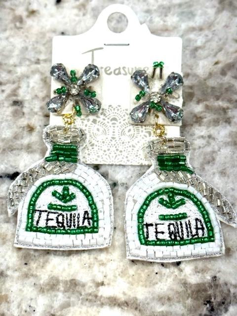 Patron Teguila Earrings