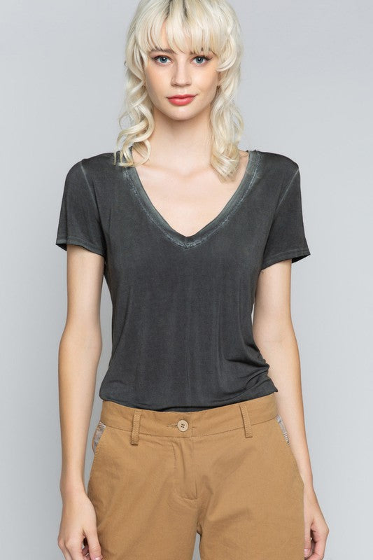 V-Neck Tee - The Dainty Cactus Boutique