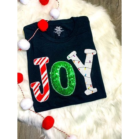 Joy Applique Christmas Sweatshirt