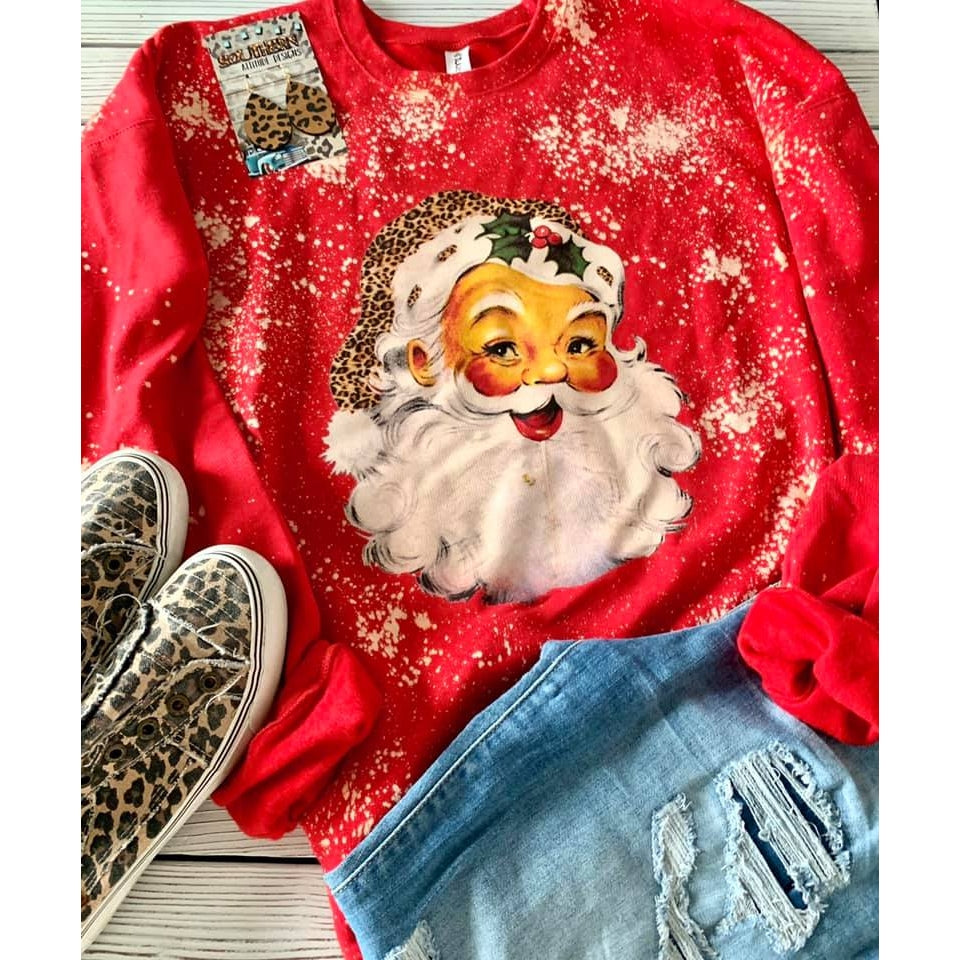 Bleached Santa Sweatshirt