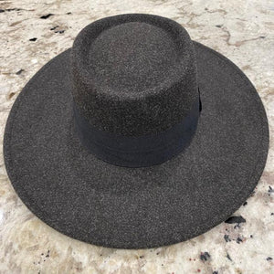 Brushed Wide Brim Hat