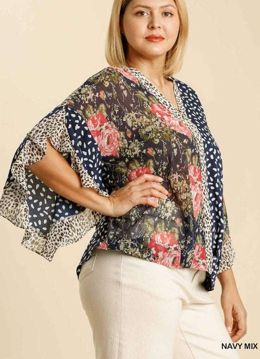 Mixed Print Top