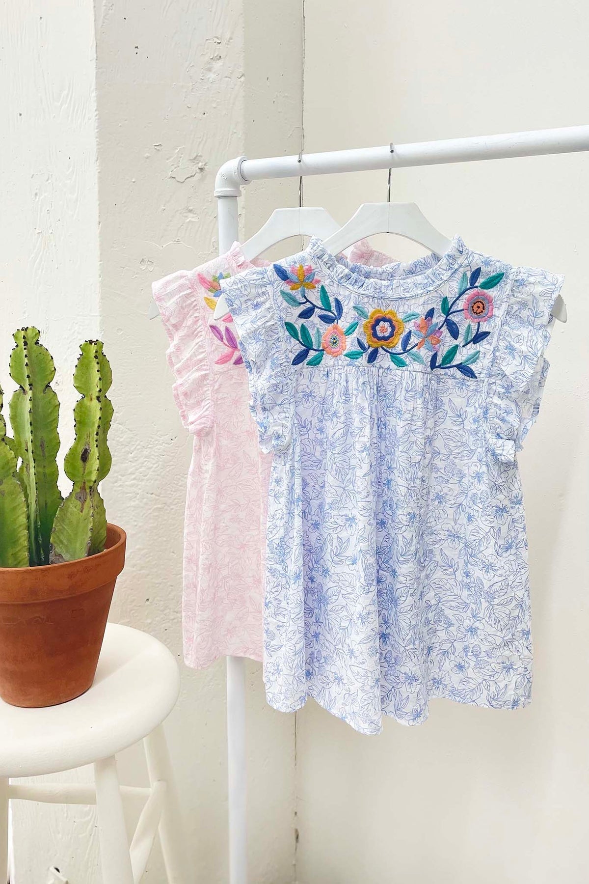 Embroidered Blossom Top