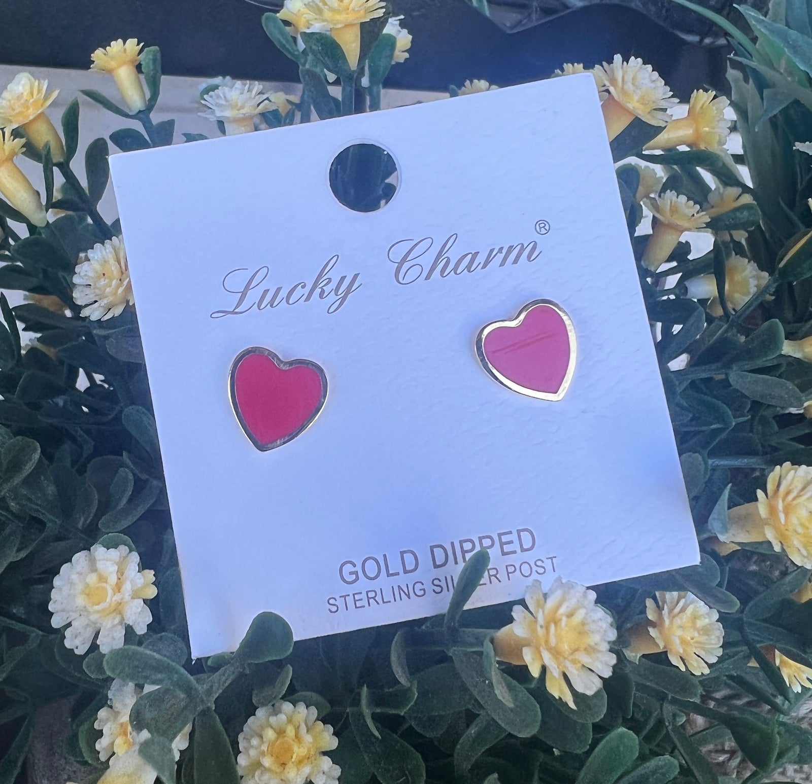 Heart Stud Earrings