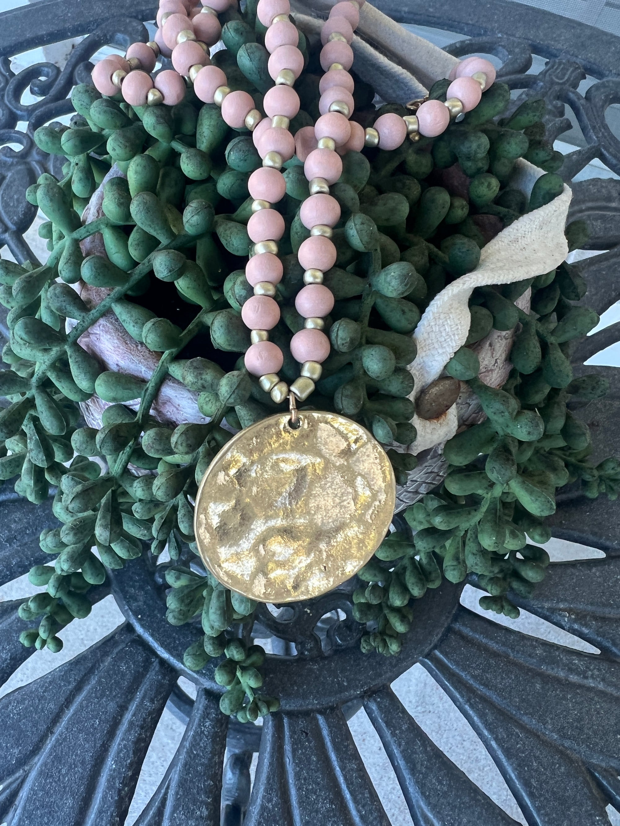 Gold Medallion Necklace