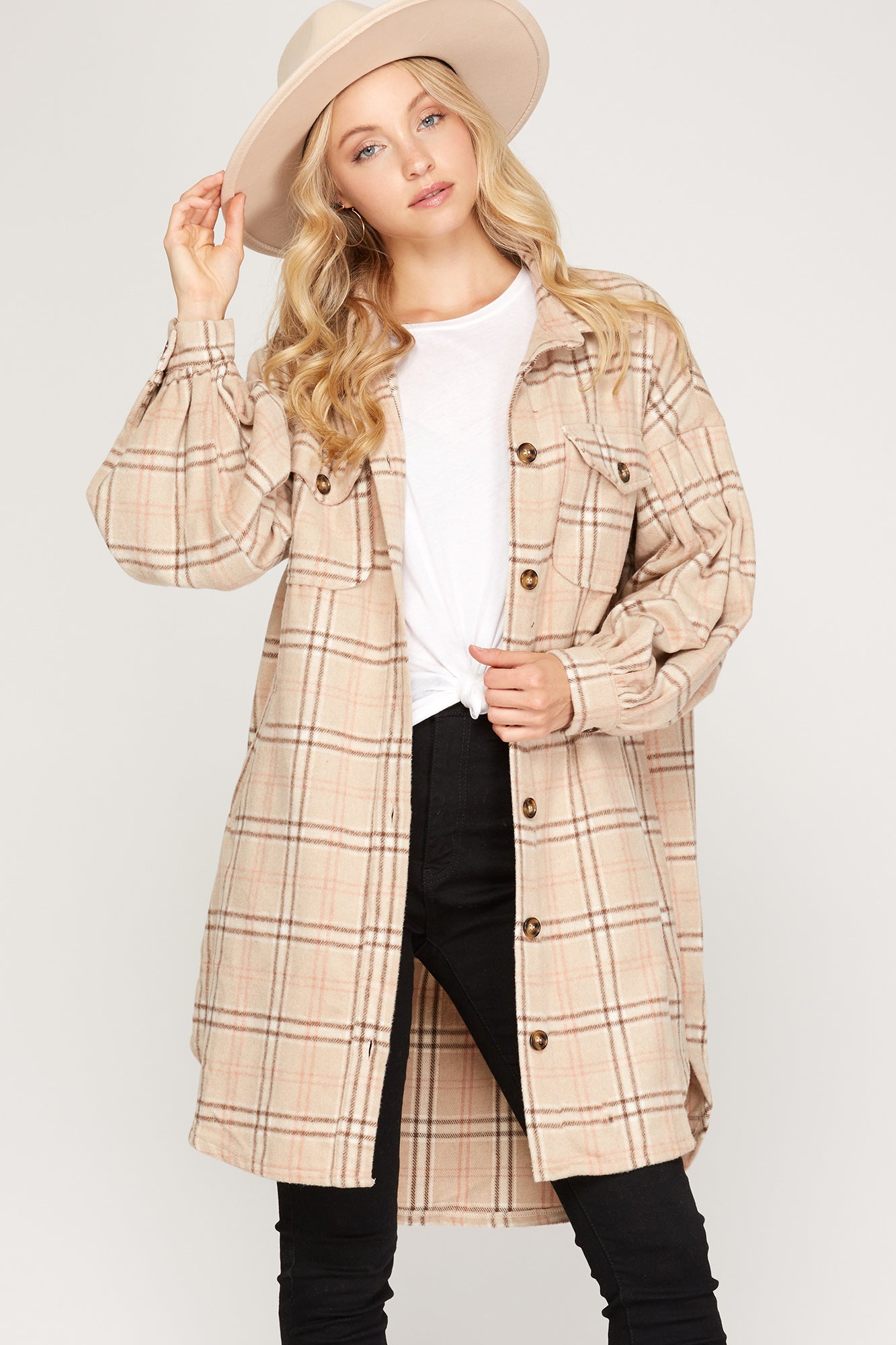 Oversized Shacket Coat