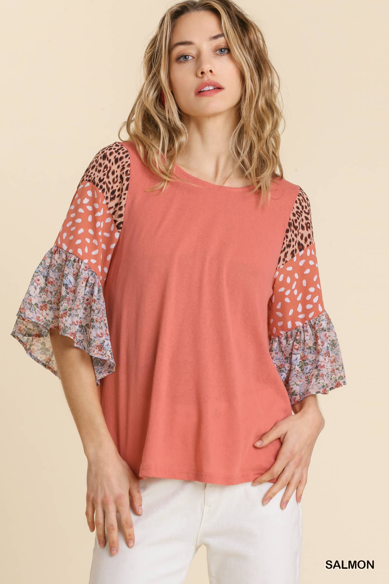 Mixed Print Top