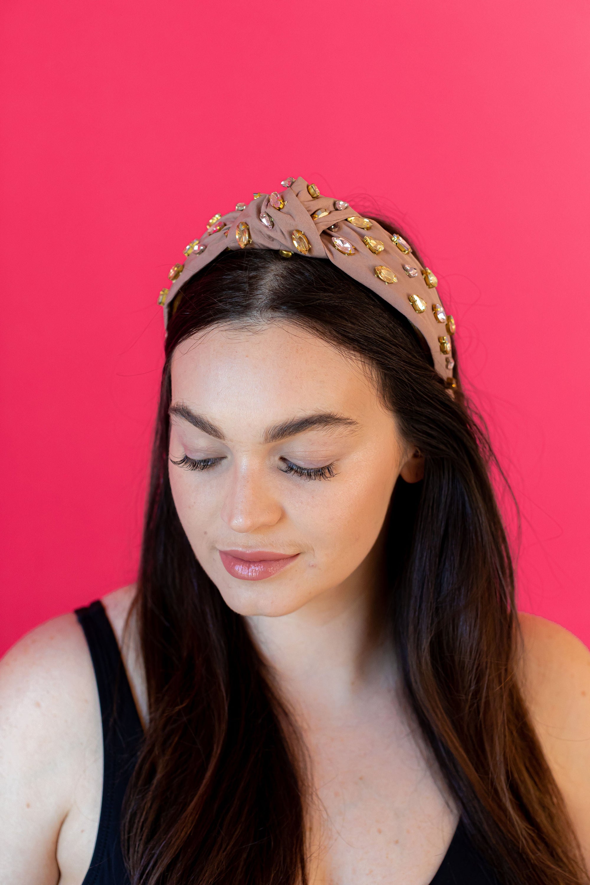 Rhinestone Knot Headband