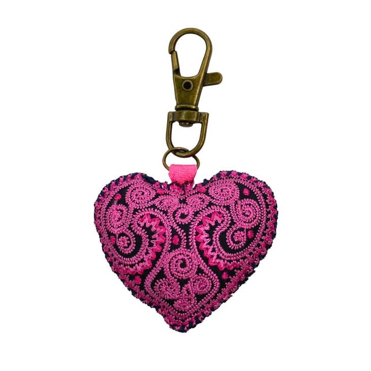 Heart Zipper Purse Pull