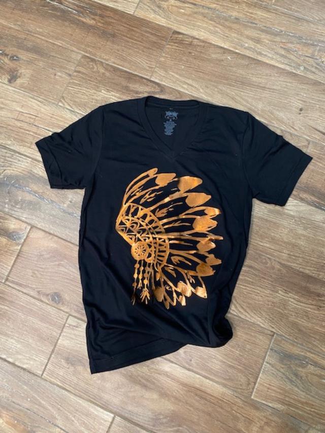 Bronze Indian Tee