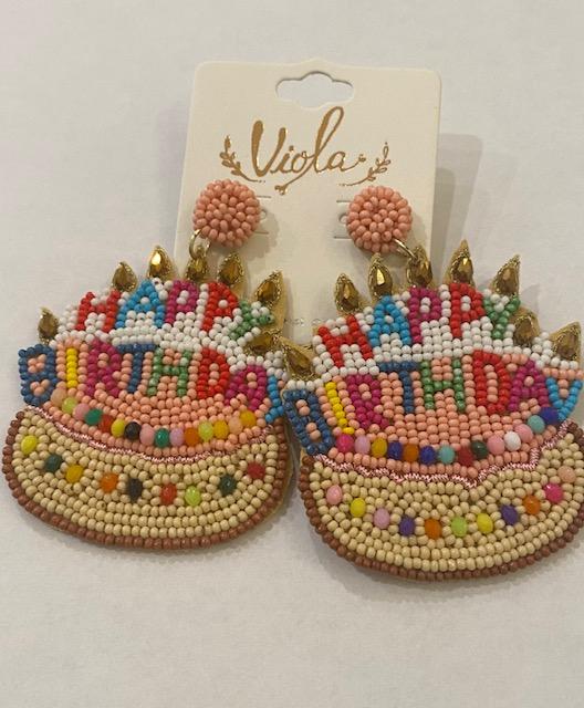 Birthday Cake Earrings