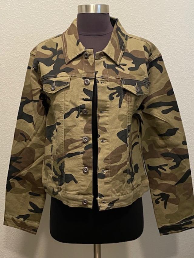 Camo Jean Jacket