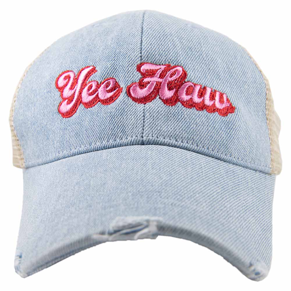 Denim Yee Haw Trucker