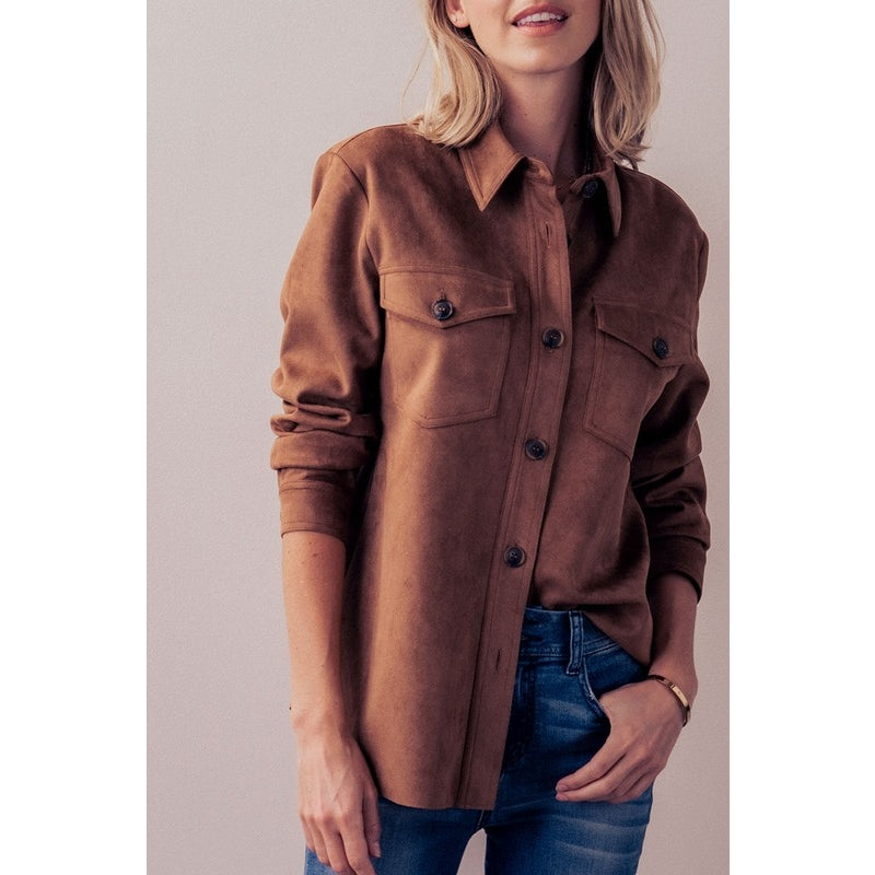 Suede Trucker Jacket