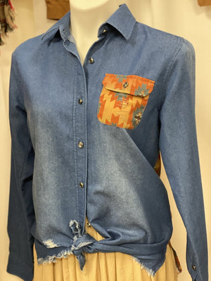 Horseback Denim Shirt