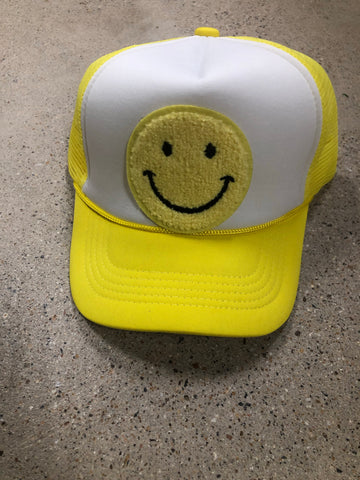 Smiley Face Patch Hat