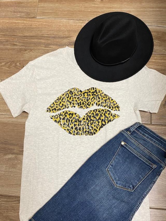 Leopard Lips Tee