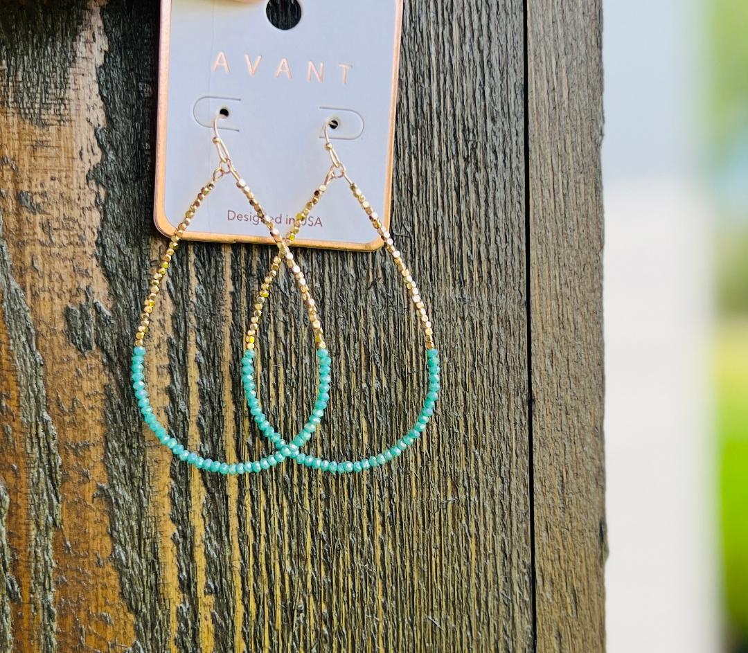 Hannah Beaded Loop Earring