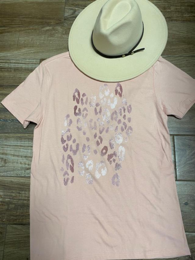 Cheetah in Pink Tee