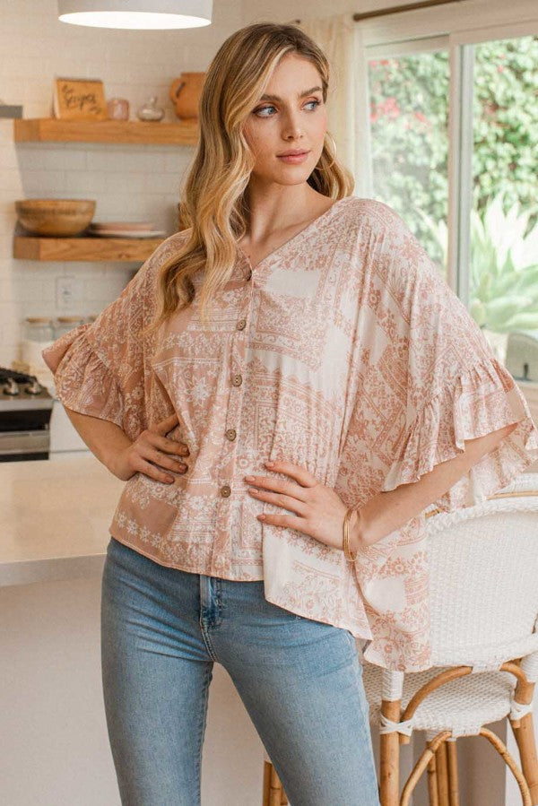 Boho Rose Top