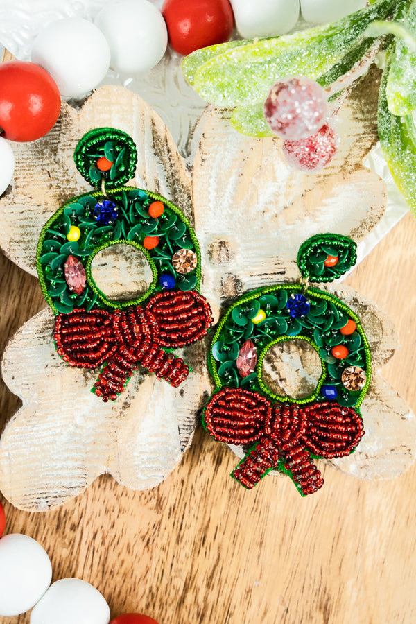 Wreath Earrings