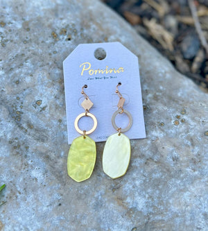 Shell Style Drop Earring